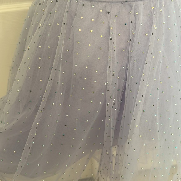 Worn 1x for 30 minutes. Pageant designer cocktail dress. Size 0 fits like XXS - Picture 5 of 9